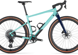 BMC UNRESTRICTED 01 THREE GRAVEL BIKE - SRAM FORCE AXS X0 EAGLE MIX - MINTY AQUA / DARK BLUE