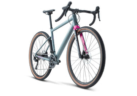 BMC URS AL THREE GRAVEL BIKE - SHIMANO GRX 400 - METALLIC GREEN GREY/FUCHSIA