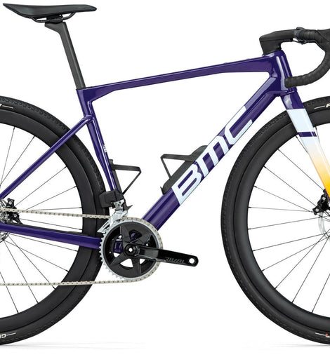 BMC KAIUS 01 THREE GRAVEL BIKE - SRAM RIVAL AXS 2X12 - PURPLE / WHITE