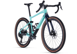 BMC UNRESTRICTED 01 THREE GRAVEL BIKE - SRAM FORCE AXS X0 EAGLE MIX - MINTY AQUA / DARK BLUE