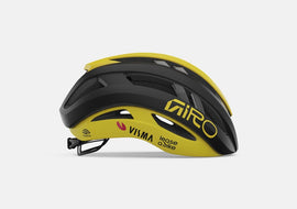 GIRO ARIES MIPS SPHERICAL ROAD CYCLING HELMET MATTE BLACK/MATTE YELLOW VISMA